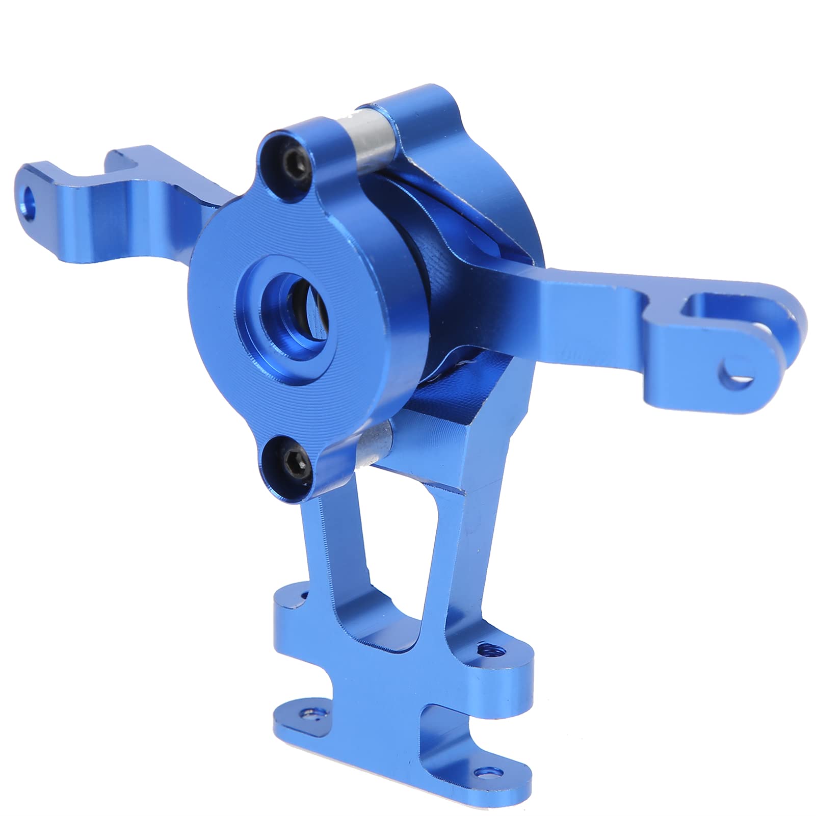Aluminum Alloy CNC Machined RC Bell Crank Steering Assembly - Lightweight 1/10 Scale Servo Protector for E-2.0/SUMMIT RC Cars (Navy Blue) | Perfect for Off-Road Racing & Crawler Performance Upgrades