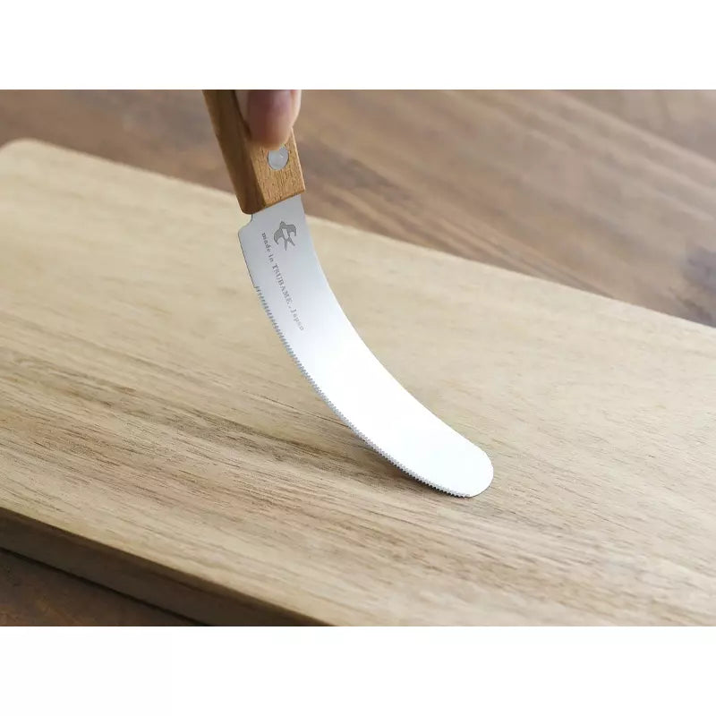 Arnest Spreading Knife with Wooden Handle & Flexible Blade - 85mm Butter Knife for Baking, Cooking, and Cake Decorating