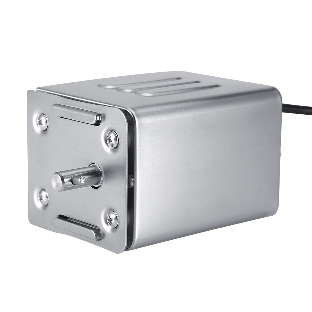 FOLOSAFENAR 50-70Kgf Stainless Steel Electric BBQ Rotisserie Motor with Pole & Fork - Hog Roast Rotary Grill Machine for Outdoor Cooking, Backyard Parties & Family Dinners (US-Plug 110V) - Perfect for Camping, Tailgating & Holiday Gatherings
