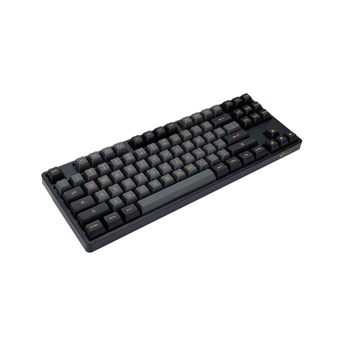 Akko 5087B Plus Black & Gold Wireless Mechanical Keyboard - Hot Swappable, RGB Backlit, CS Silver Switch for Gaming & Office Use