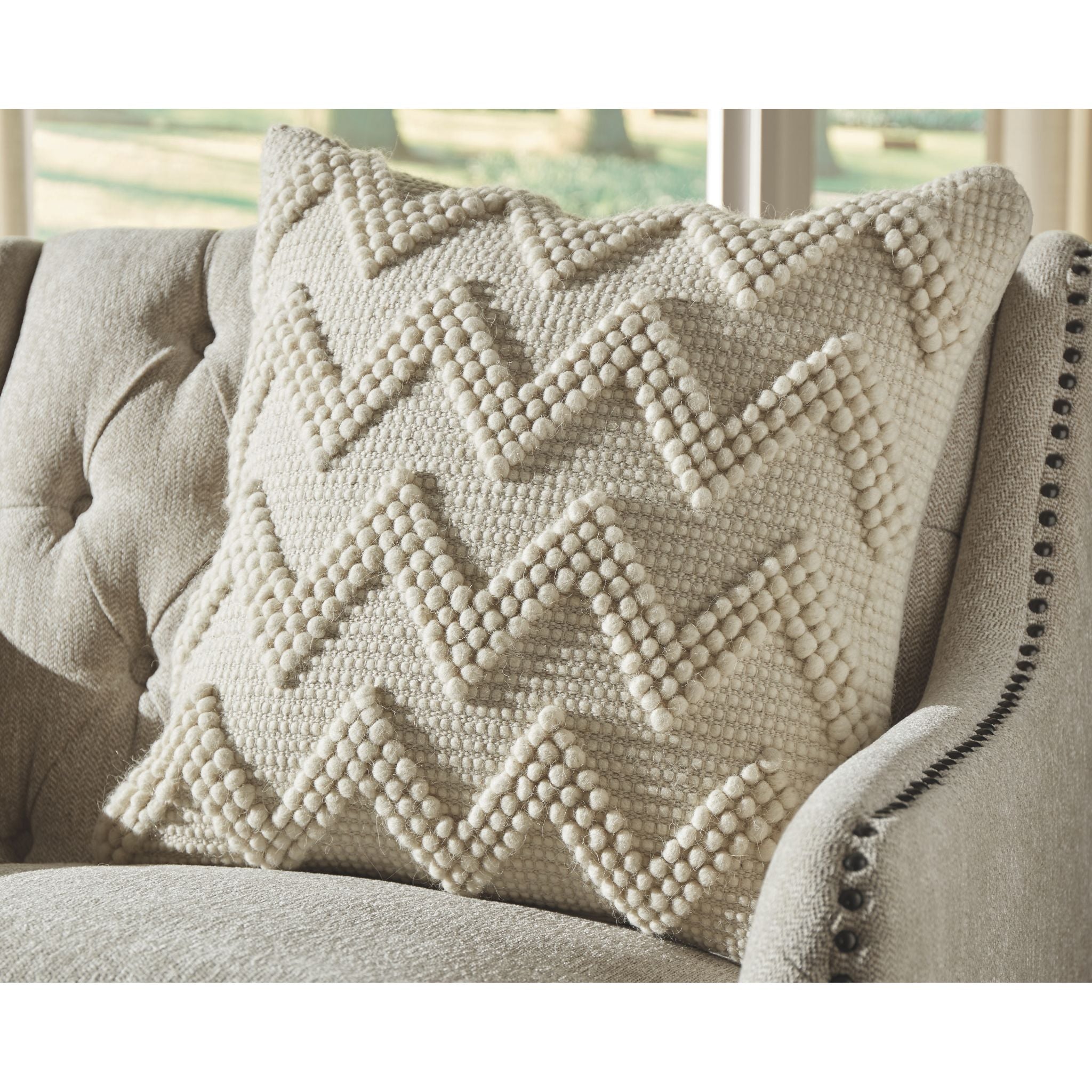 Amie Decorative Throw Pillow Cover - 20x20 Inches Soft Accent Cushion for Sofa, Bed, Chair - Perfect for Living Room, Bedroom & Home Decor