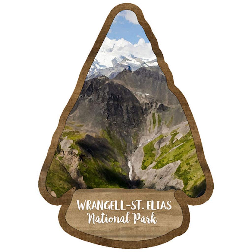 Scrapbook Embellishments - Wrangell-St. Elias National Park Alaska Watercolor Dimensional Laser Cut Stickers for DIY Scrapbooking, Card Making & Journaling | Perfect for Travel Memories & Craft Projects