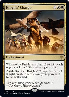 Magic: The Gathering - Knights' Charge Brawl Deck Exclusive (Throne of Eldraine) | MTG Commander Deck for Epic Fantasy Battles & Strategy Game Nights