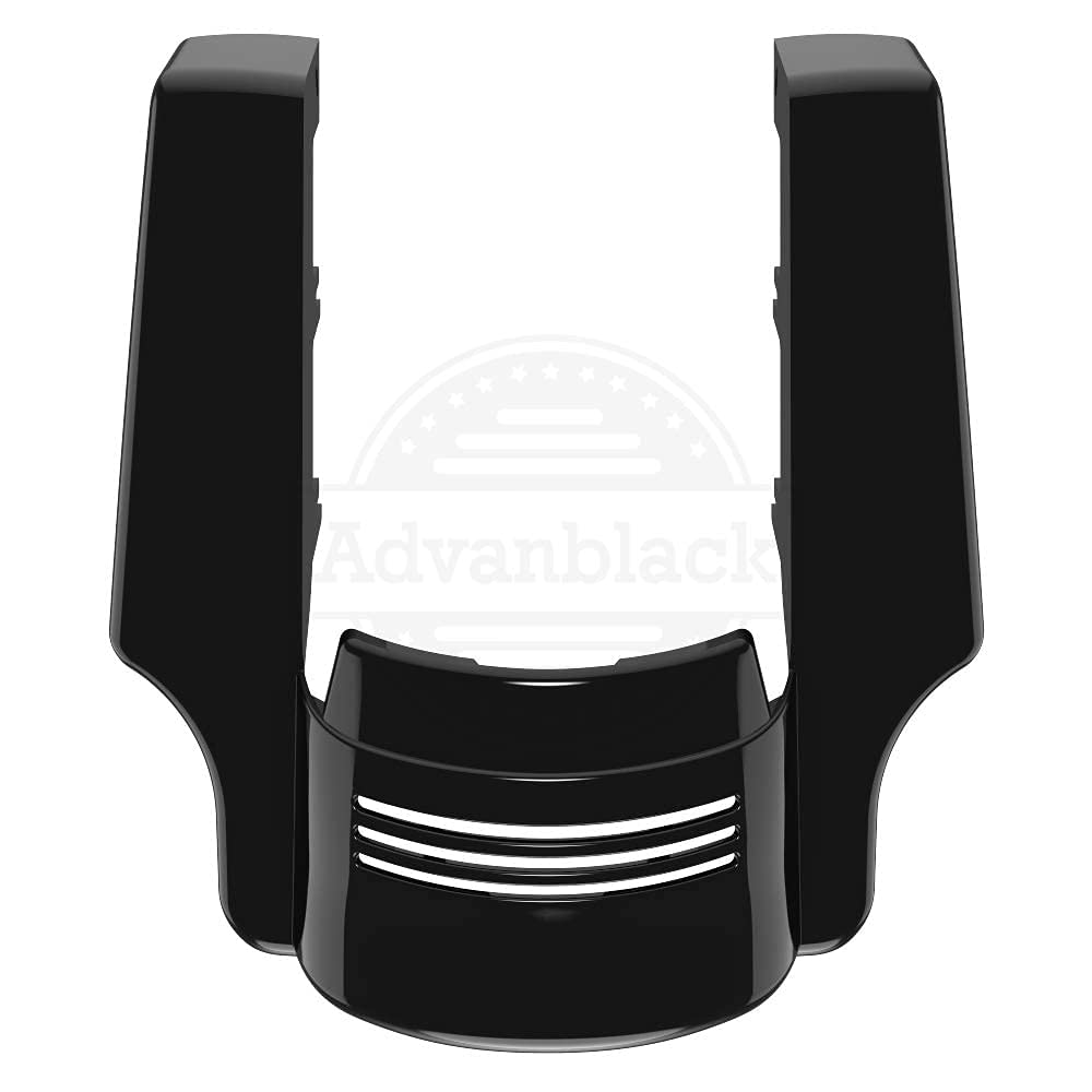 Premium Vivid Black Harley Saddlebags - Waterproof Motorcycle Luggage Bags for 2014+ Harley Davidson Touring Models - Perfect for Long Distance Rides & Road Trips