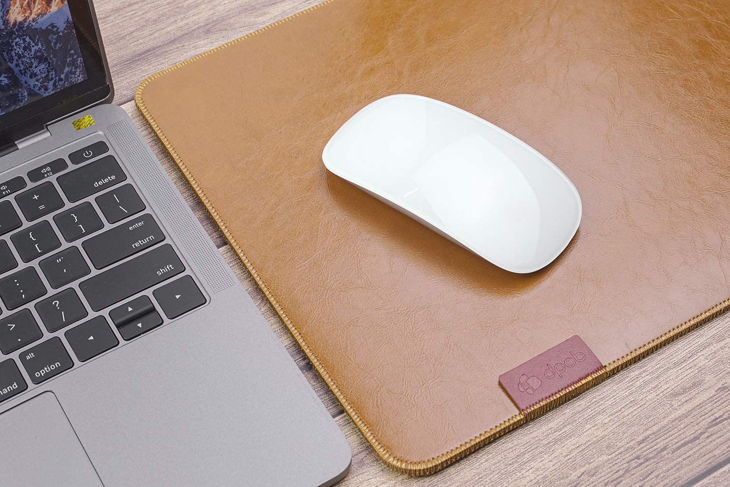 Premium Microfiber Leather MacBook Air 13 Case - Slim Protective Sleeve for MacBook Air 13/Pro 13 inch (Fits Retina Display & Older Models) - Brown Laptop Bag for Work, Travel & School