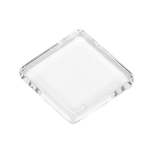 50pcs Transparent Nail Polish Color Display Cards - 16mm Glass Nail Gel Polish Swatch Wheel for DIY Manicure, Home & Salon Use - Perfect for Nail Art Design, Color Matching & Professional Nail Services
