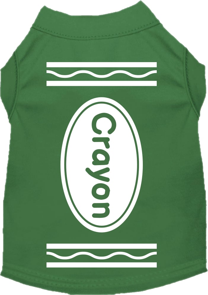 Colorful Crayon Costume Screen Print T-Shirt for Kids - Fun Dress-Up & Art Party Outfit
