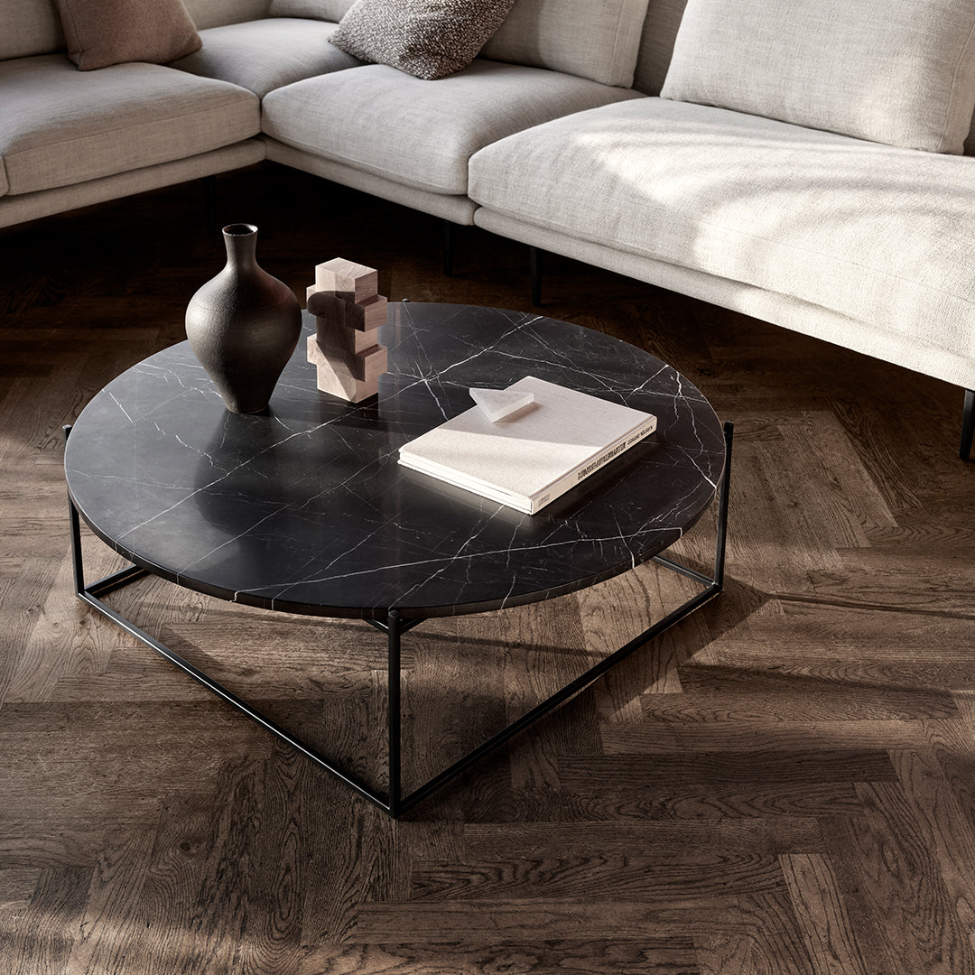 Modern Round Coffee Table - Stylish Living Room Centerpiece for Home Decor, Small Space Furniture, Perfect for Apartments & Cozy Spaces