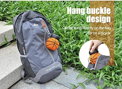 Collapsible Water Bottle 19oz - Leakproof Sports Bottle for Hiking, Gym & Travel