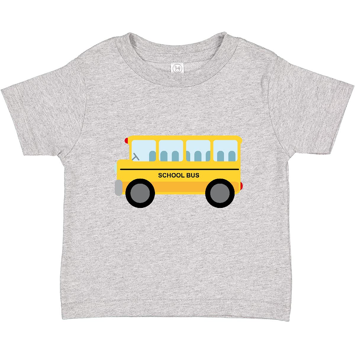 Inktastic School Bus Baby T-Shirt - Cute Yellow School Bus Graphic Tee for Toddlers & Infants - Perfect for First Day of School, Back to School Photos & Playdates