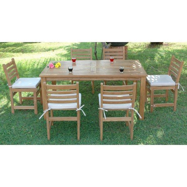 Montage Windham 7-Piece Dining Room Set - Modern Kitchen Table & Chairs for Family Meals & Entertaining