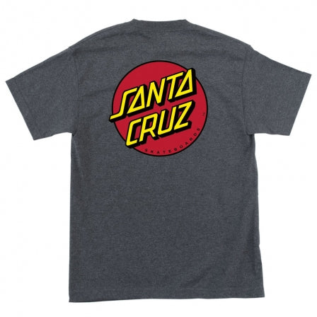 Santa Cruz Dot Regular Tee Burg - Classic Cotton T-Shirt for Men & Women - Casual Streetwear for Surfing, Skateboarding & Everyday Wear