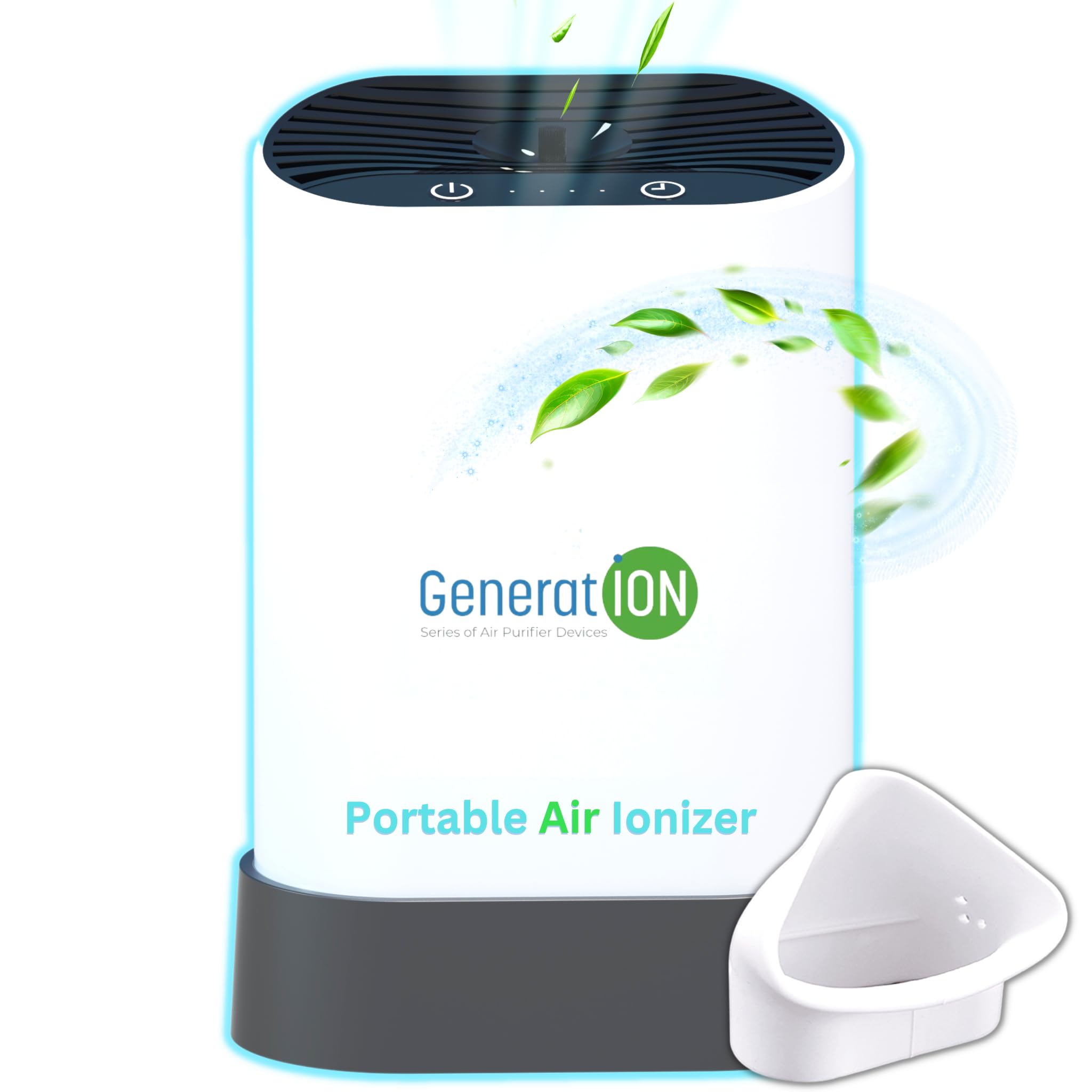 HealthyLine Generation 50 Negative Ion Generator - Portable Personal Air Purifier with 50 Million Negative Ions/cc - Ozone Free, Filterless, Rechargeable - Ideal for Home, Office & Travel Use