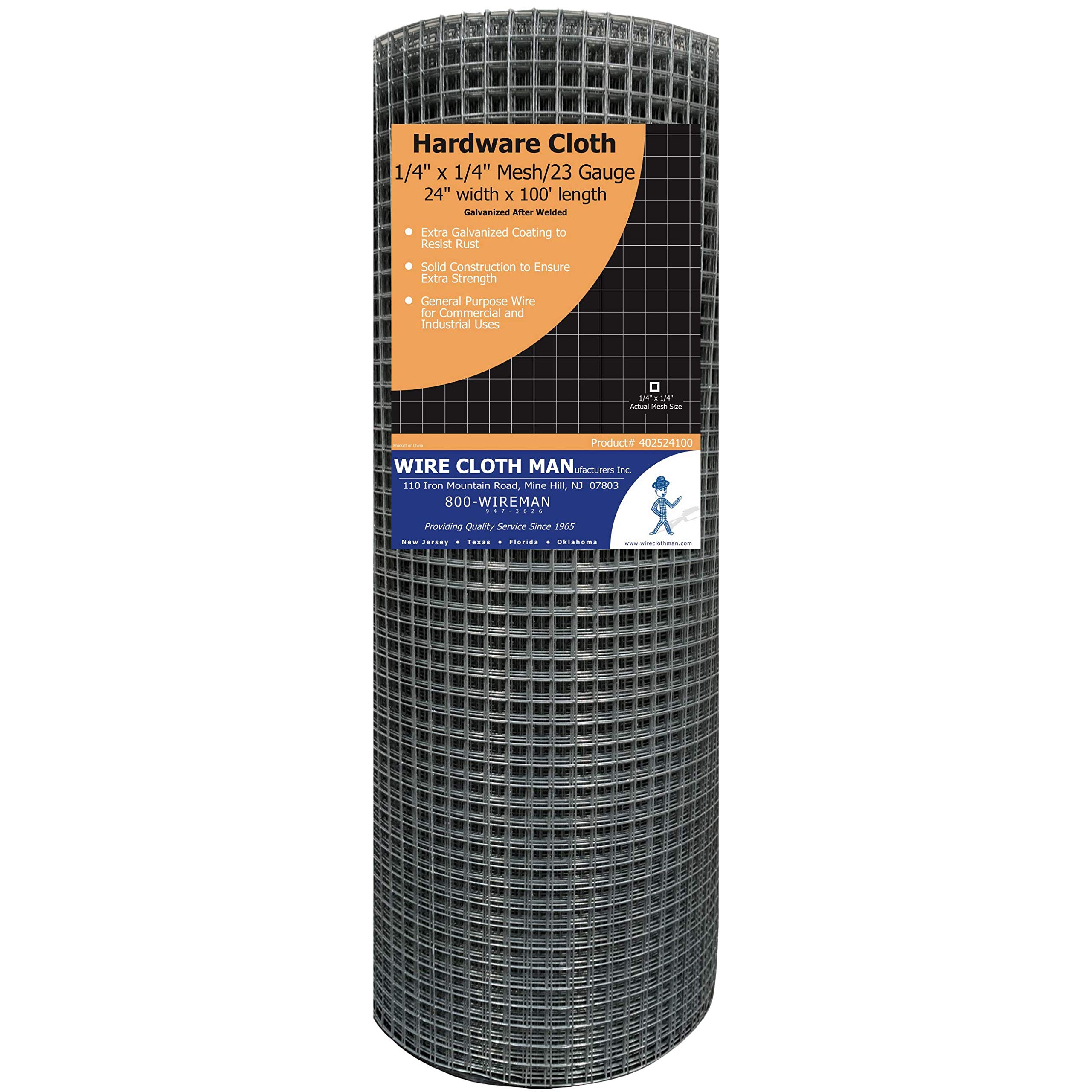 Galvanized Welded Wire Mesh 1/4