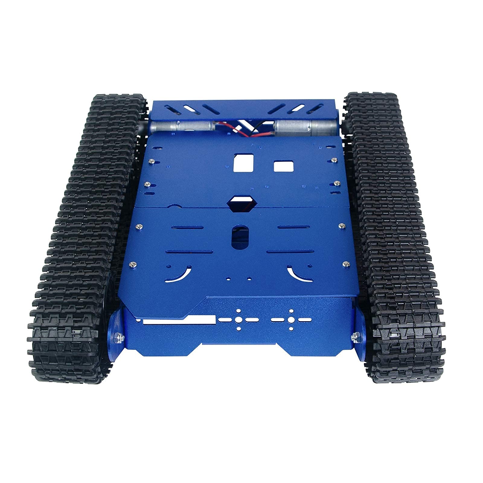 Smart Robot Car Chassis Kit - 2WD Aluminum Alloy Tank Chassis with Motors for Arduino/Raspberry Pi DIY Projects | Perfect for Remote Control Robot Cars, STEM Education & Robotics Hobbyists