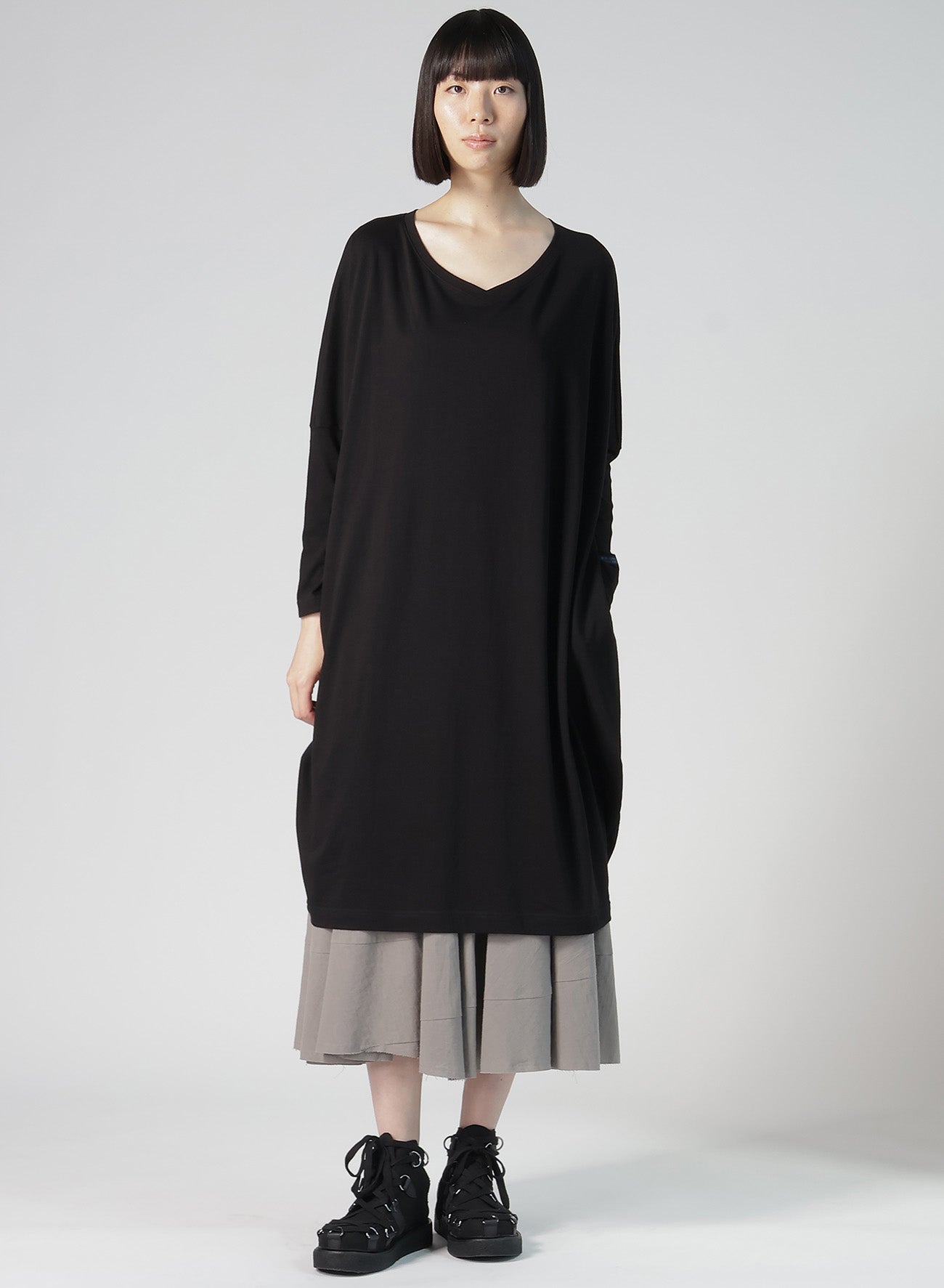 Soft and Comfortable Cotton Single Jersey Dolman Sleeve Big Dress - Perfect for Casual Wear, Summer Outfits, and Relaxing at Home