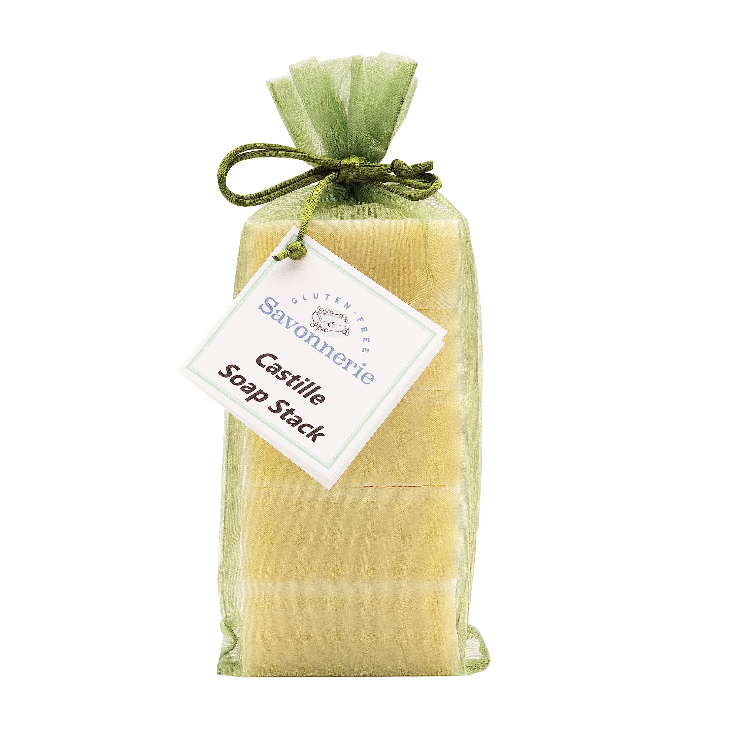 Organic Castile Soap Bar Set - 100% Natural Vegan Soap for Face, Body & Hair - Eco-Friendly Travel Soap Bars for Camping, Gym & Home Use