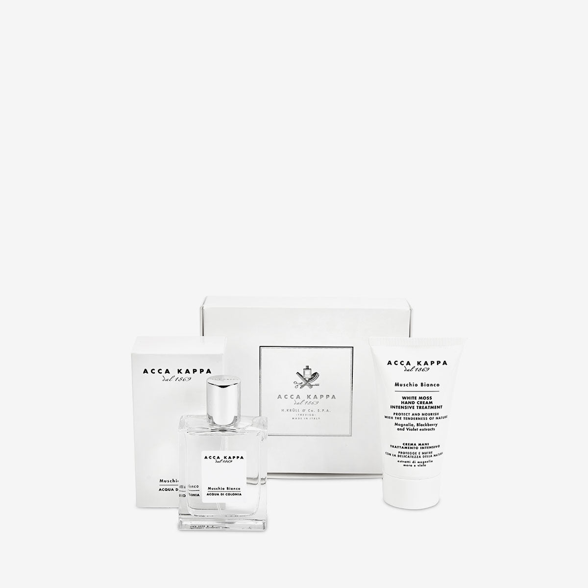 Premium White Moss Cologne & Hand Cream Gift Set for Men - Fresh & Luxurious Fragrance Duo - Perfect for Holidays, Birthdays & Romantic Gifts