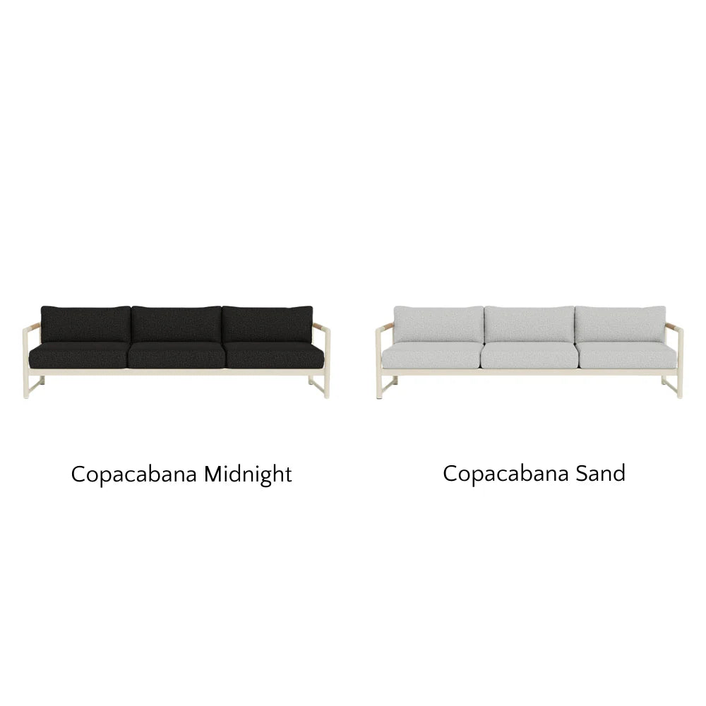 Breeze XL Outdoor 3-Seat Sofa Set - Waterproof Patio Furniture for Garden, Poolside & Backyard Relaxation