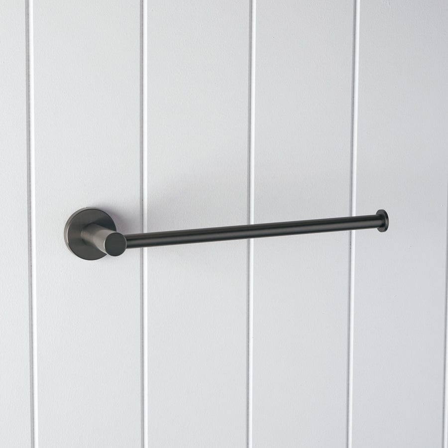 Premium Gunmetal Sydney Hand Towel Holder - Modern Bathroom & Kitchen Accessory for Stylish Home Decor