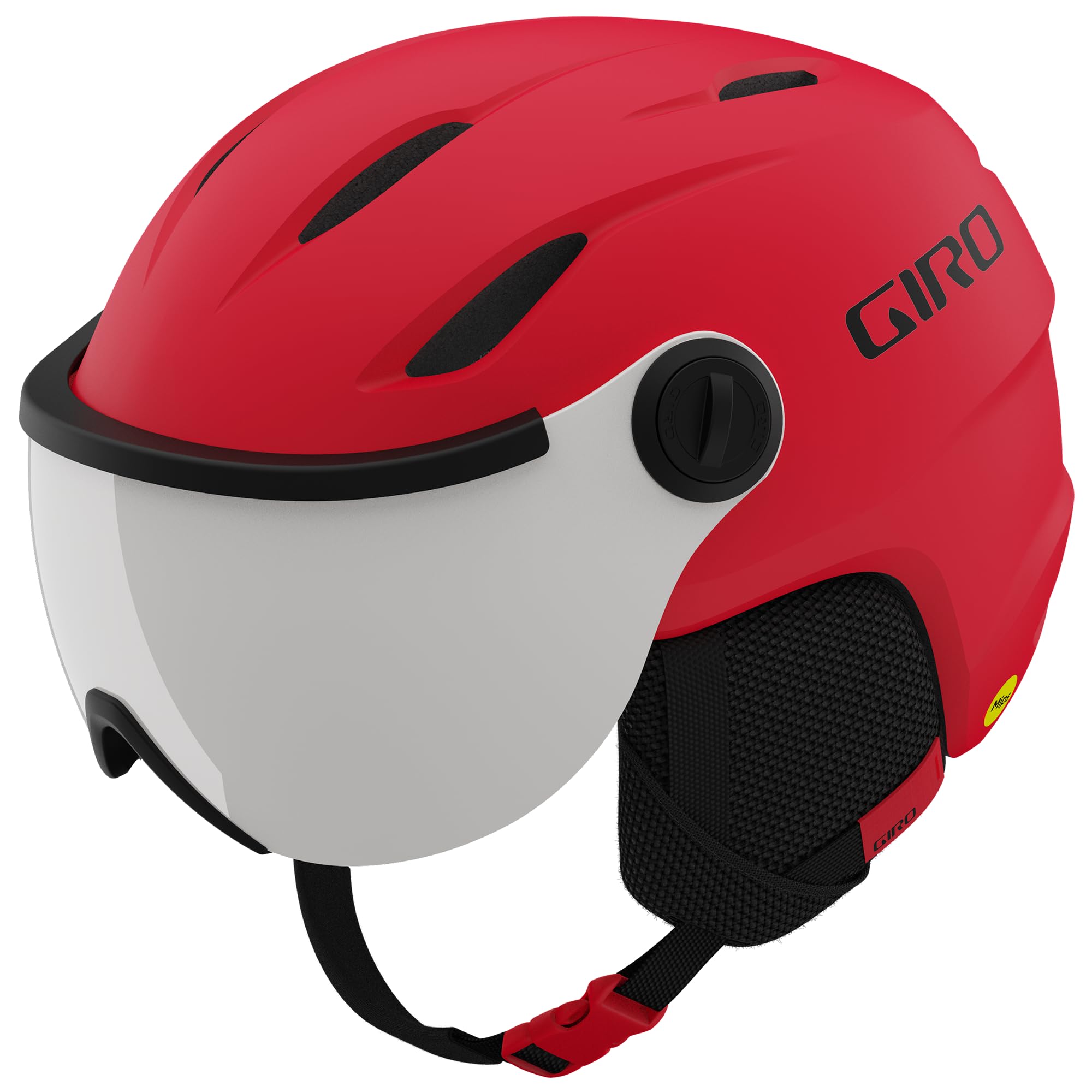 **Giro Buzz MIPS Kids Ski Helmet – Lightweight Snowboard Helmet with Adjustable Fit & Built-In Goggle Shield for Toddlers, Boys & Girls – Perfect for Skiing, Snowboarding & Winter Sports**
