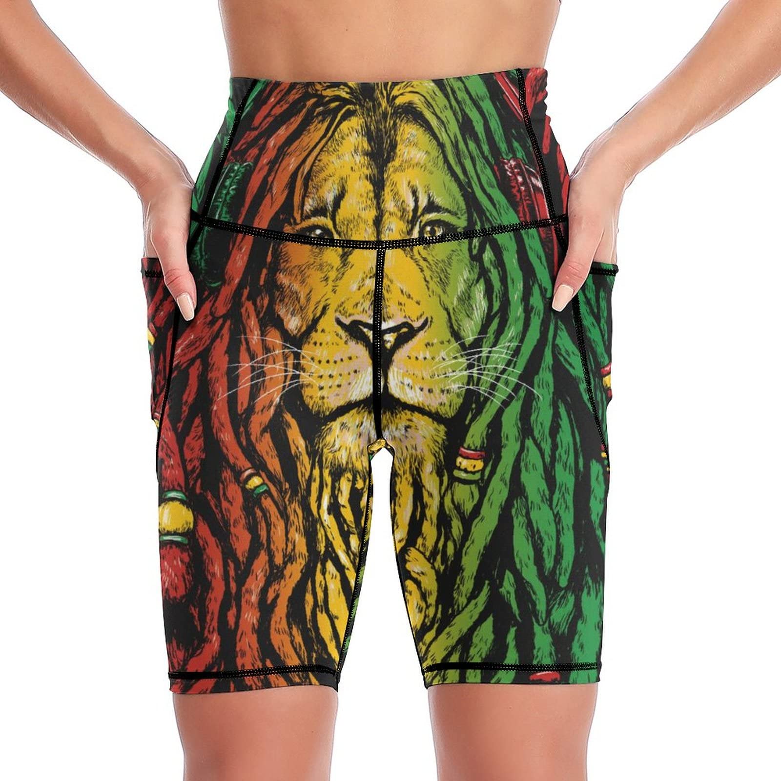 Cubirmin Women's High Waist Biker Shorts with Side Pockets - Workout, Running, Yoga & Cycling Shorts for Women | Perfect for Gym, Outdoor Activities & Casual Wear
