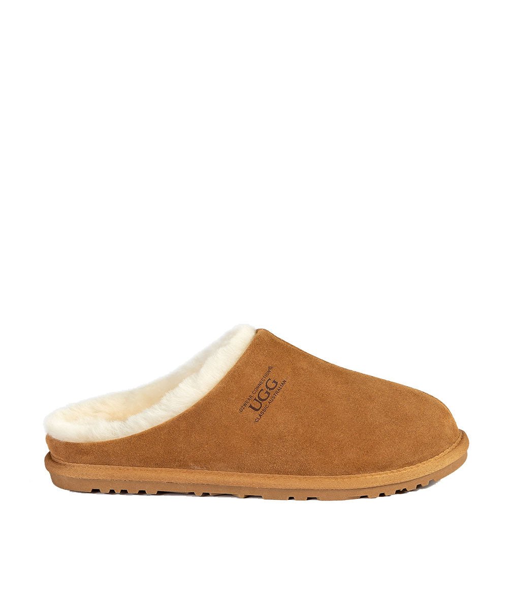 Men's UGG Arky Slippers - Cozy Indoor/Outdoor House Shoes for Winter Comfort - Perfect for Lounging at Home, Running Errands & Cold Weather Wear