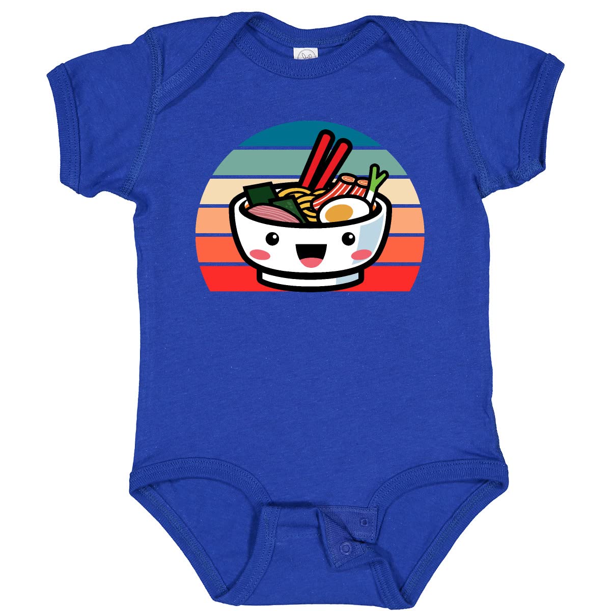 Inktastic Noodle Bowl Japanese Cute Ramen Kawaii Baby Bodysuit - Adorable Infant Onesie for Anime & Food Lovers - Perfect for Casual Wear, Themed Parties & Photo Shoots