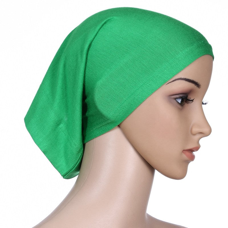 Premium Muslim Women's Mercerized Cotton Turban Headwrap - Breathable Hijab Cap for Daily Wear, Prayer & Modest Fashion