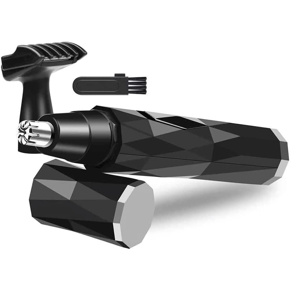 USB Rechargeable Nose & Ear Hair Trimmer for Men and Women - Eyebrow & Facial Hair Grooming Kit - Perfect for Travel, Home & Personal Care