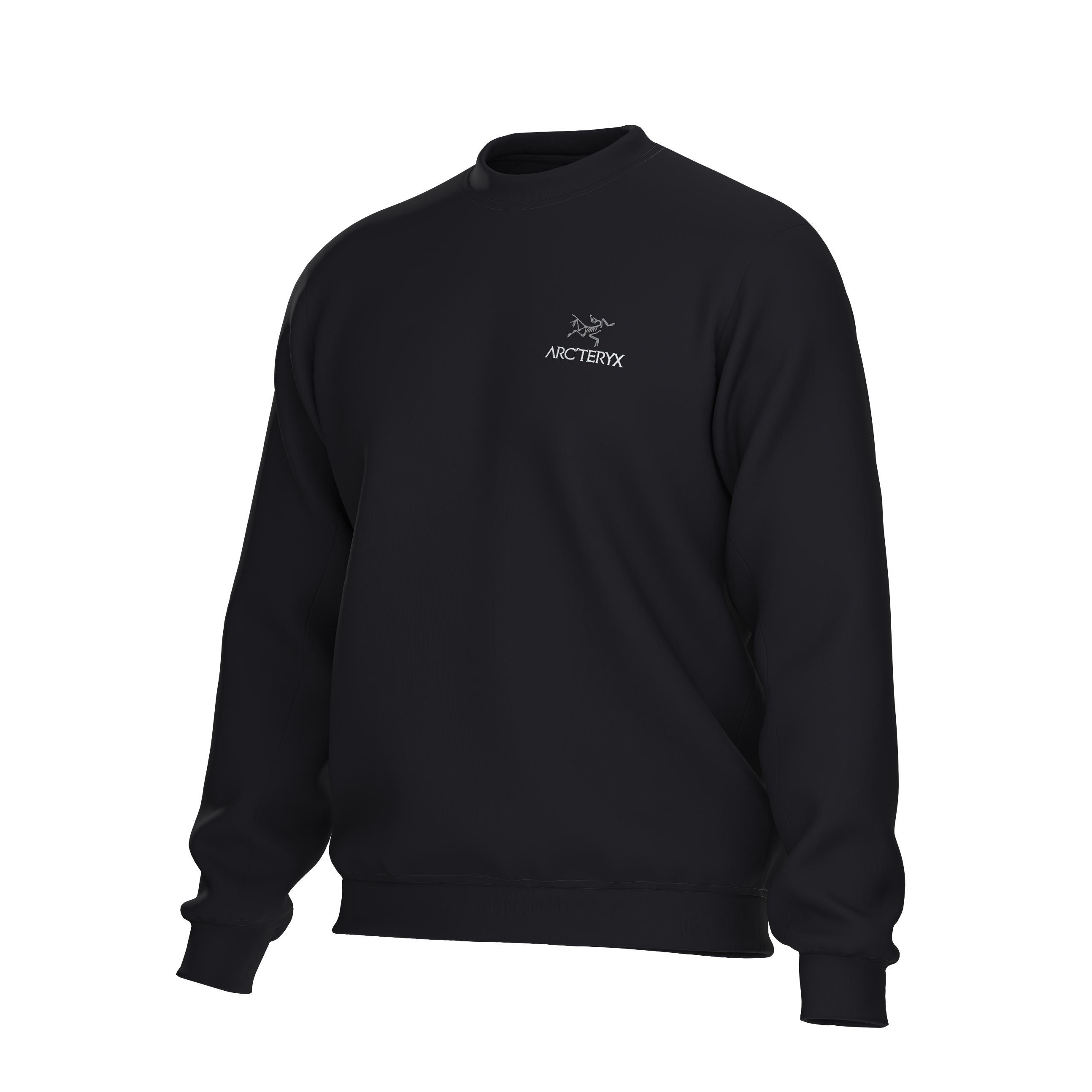Arc'teryx Men's Emblem Fleece Crew - Lightweight & Breathable Midlayer for Hiking, Camping & Outdoor Activities