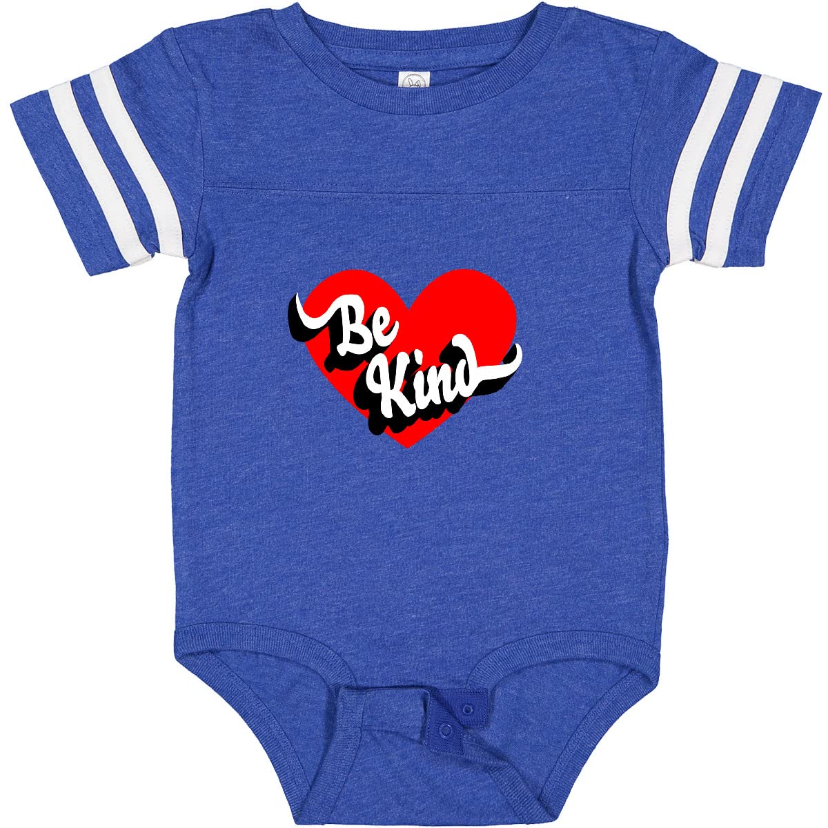 Inktastic Be Kind Big Red Heart Baby Bodysuit - Soft Cotton Infant Onesie for Newborns & Toddlers - Perfect for Family Photos, Birthday Gifts & Everyday Wear