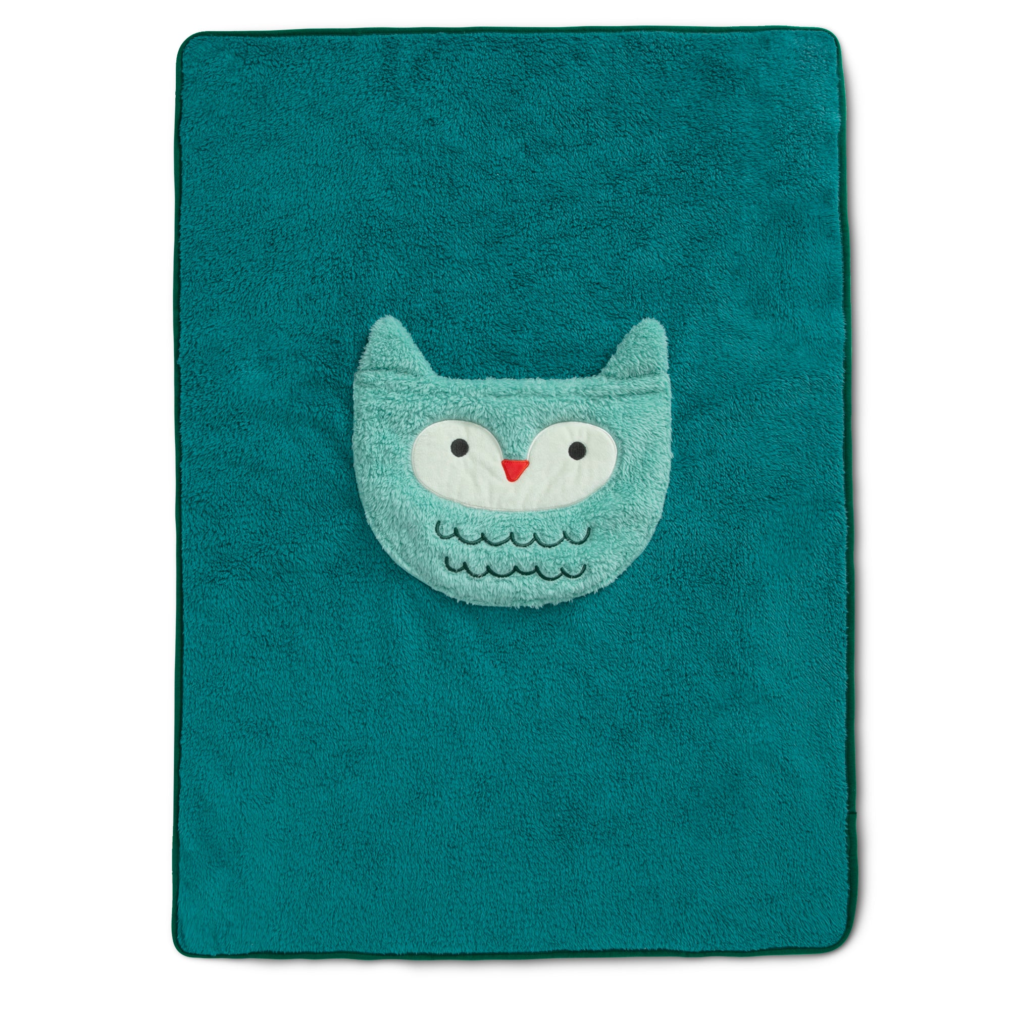 Cozy Sherpa Fleece Throw Blanket with Storage Pocket - Soft Warm Blanket for Kids, Babies & Toddlers - Perfect for Nursery, Bedtime, Travel & Couch Snuggling