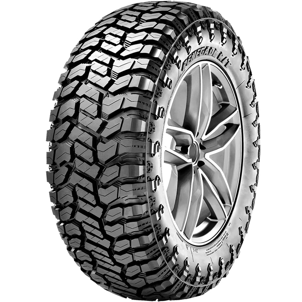 Radar Renegade R/T LT35X12.50X20 All-Terrain Tires - 121Q Load Rating, OWL, M+S Rated, 10-Ply LRE for Off-Road Trucks & SUVs - Perfect for Mud, Snow & Rocky Terrains