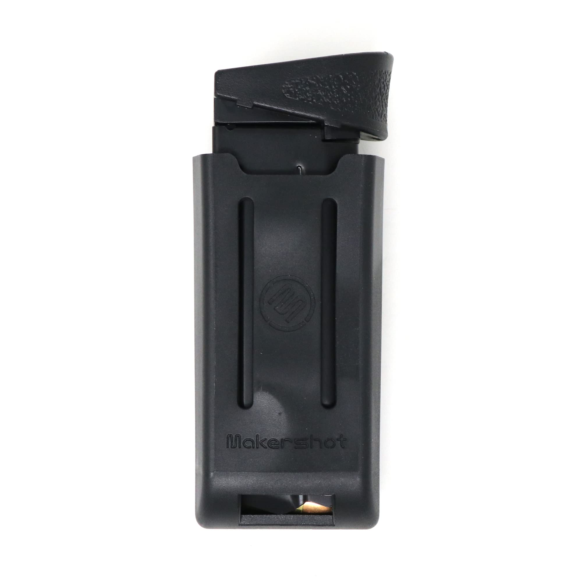 MakerShot Magazine Carrier - Tactical Gun Belt Magazine Holster for Handgun & Pistol | Durable Ammo Storage & Clip Holder | Perfect for Range Shooting, Hunting & Tactical Training | Tactical Gear & Belt Accessories