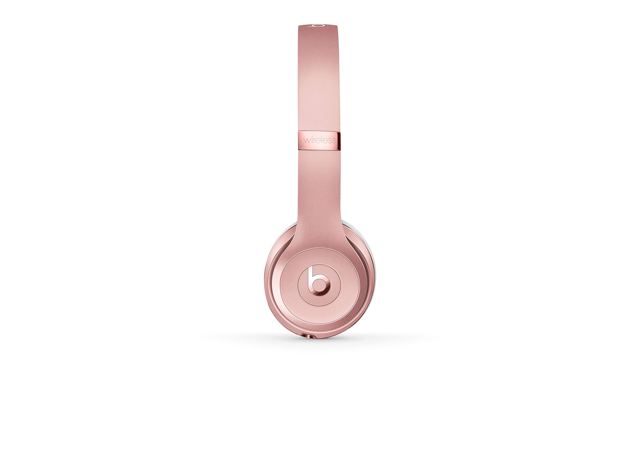 Beats Solo3 Wireless On-Ear Headphones with Apple W1 Chip - 40H Battery Life, Class 1 Bluetooth, Noise Isolation - Rose Gold (Previous Model) for Travel, Workout & Music Lovers