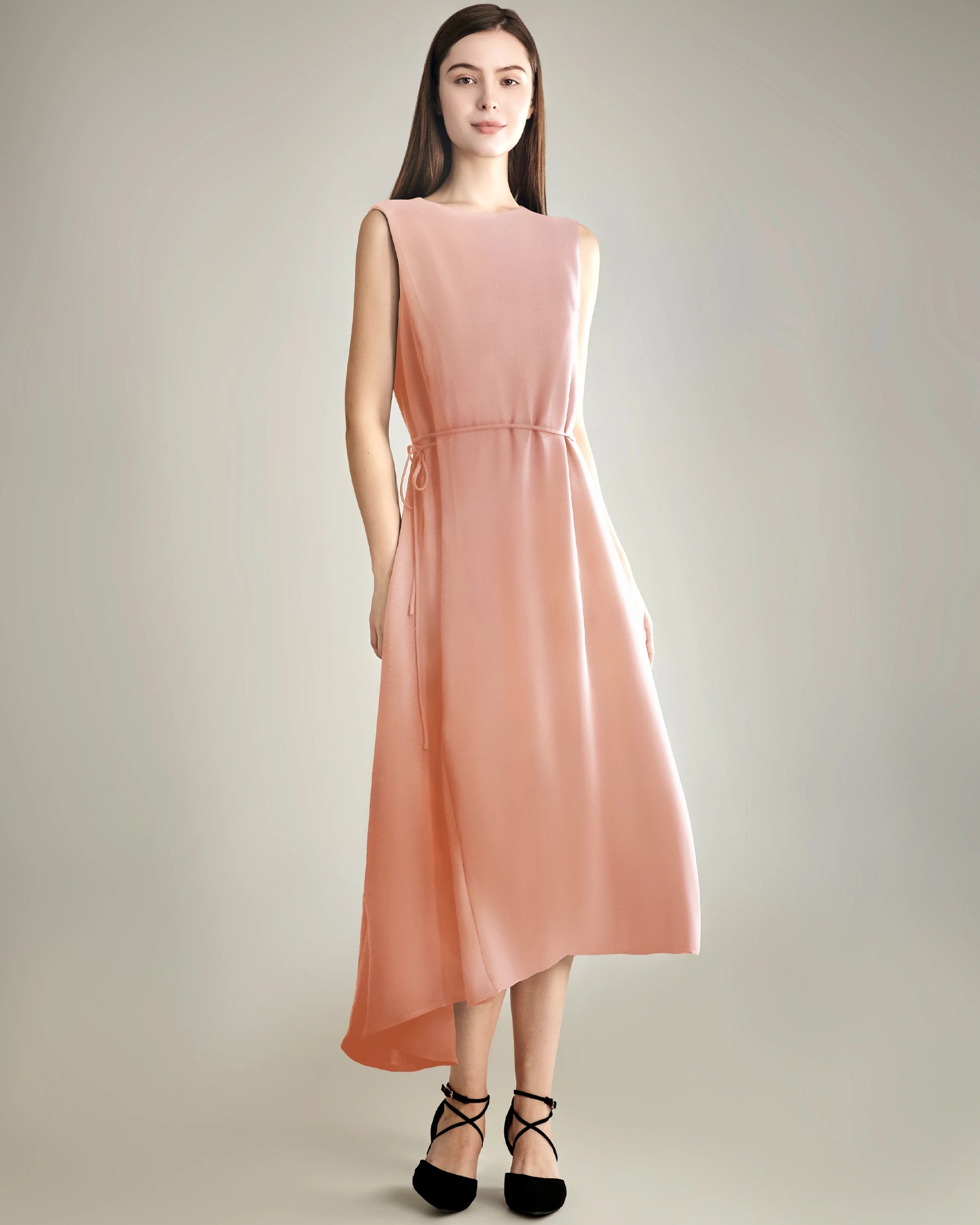 32 Momme Sleeveless Silk Dress for Women - Luxury Pure Mulberry Silk Summer Dress - Perfect for Weddings, Parties & Special Occasions