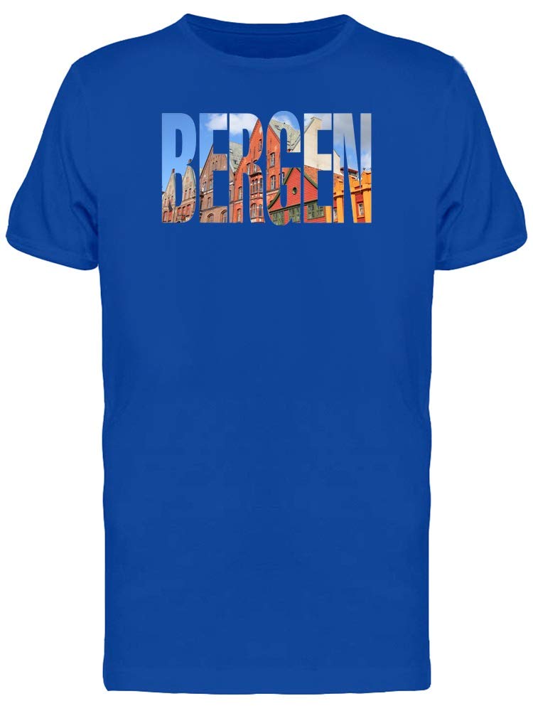 Smartprints Bergen Travel Lovers Quote T-Shirt for Men - Comfortable Cotton Tee with Inspirational Travel Design - Perfect for Road Trips, Vacations & Adventure Enthusiasts