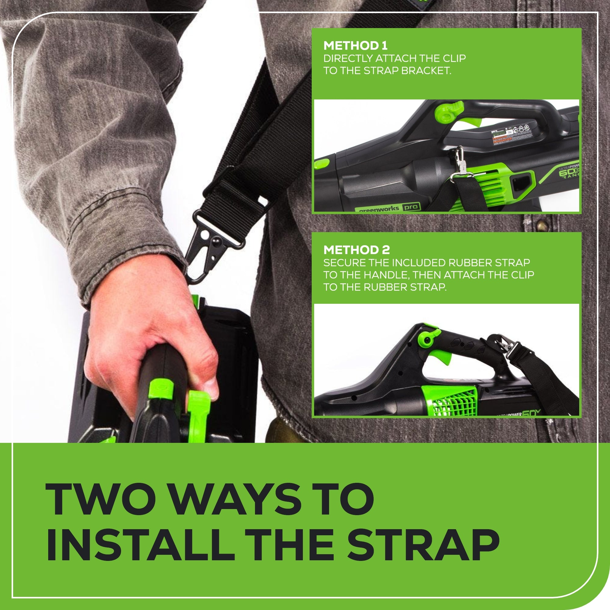 ExoFLEX Deluxe Shoulder Strap for String Trimmer & Leaf Blower - Ergonomic Support for Landscaping, Gardening & Yard Work
