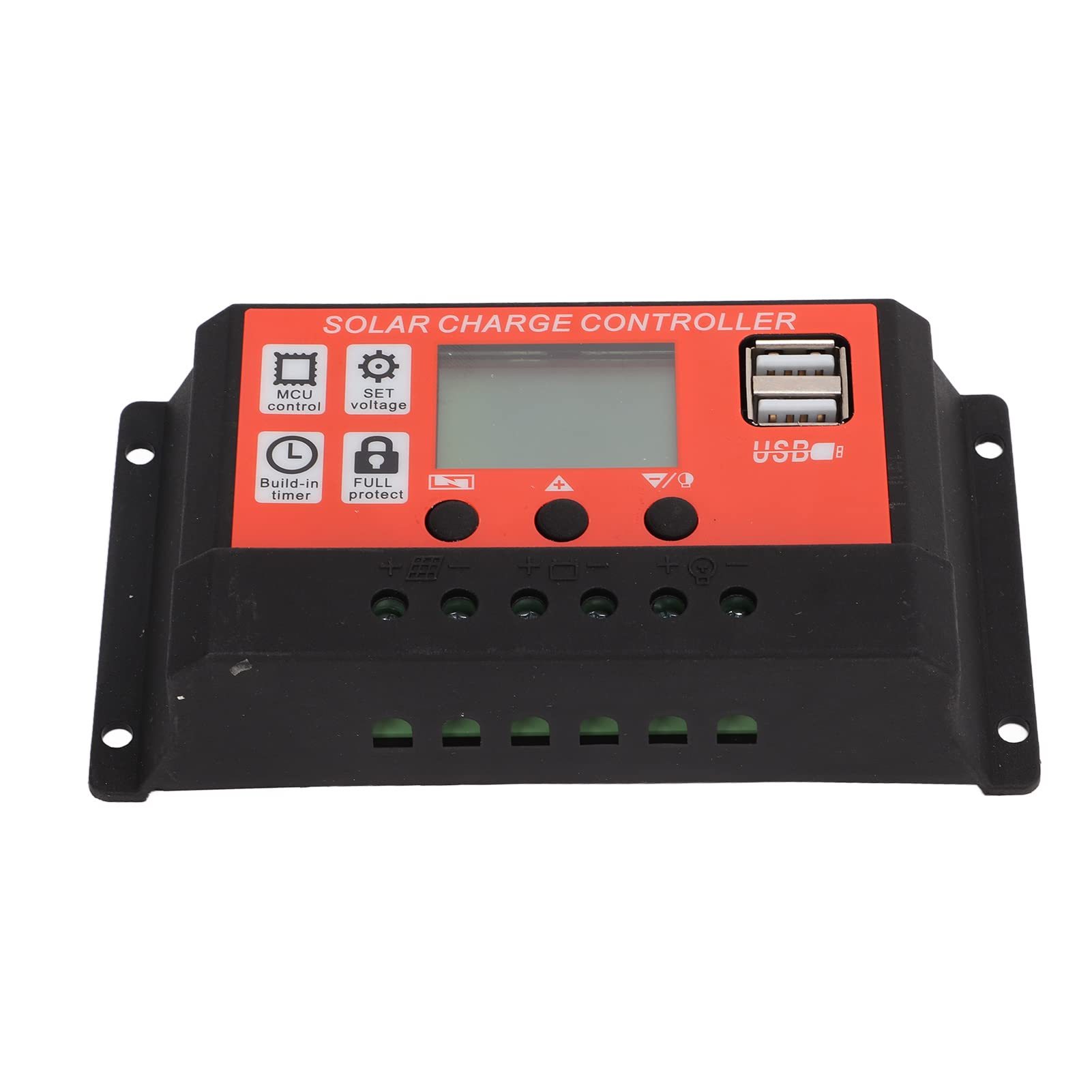 PWM Solar Charge Controller with Dual USB for Home & Business Use