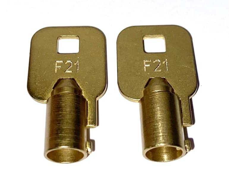 Craftsman Gladiator GarageWorks Toolbox Replacement Keys - 2 Pack F21 Brass Keys for Tool Chest & Toolbox - Compatible with Craftsman Gladiator GarageWorks - Perfect for Home Garage, Workshop & DIY Projects