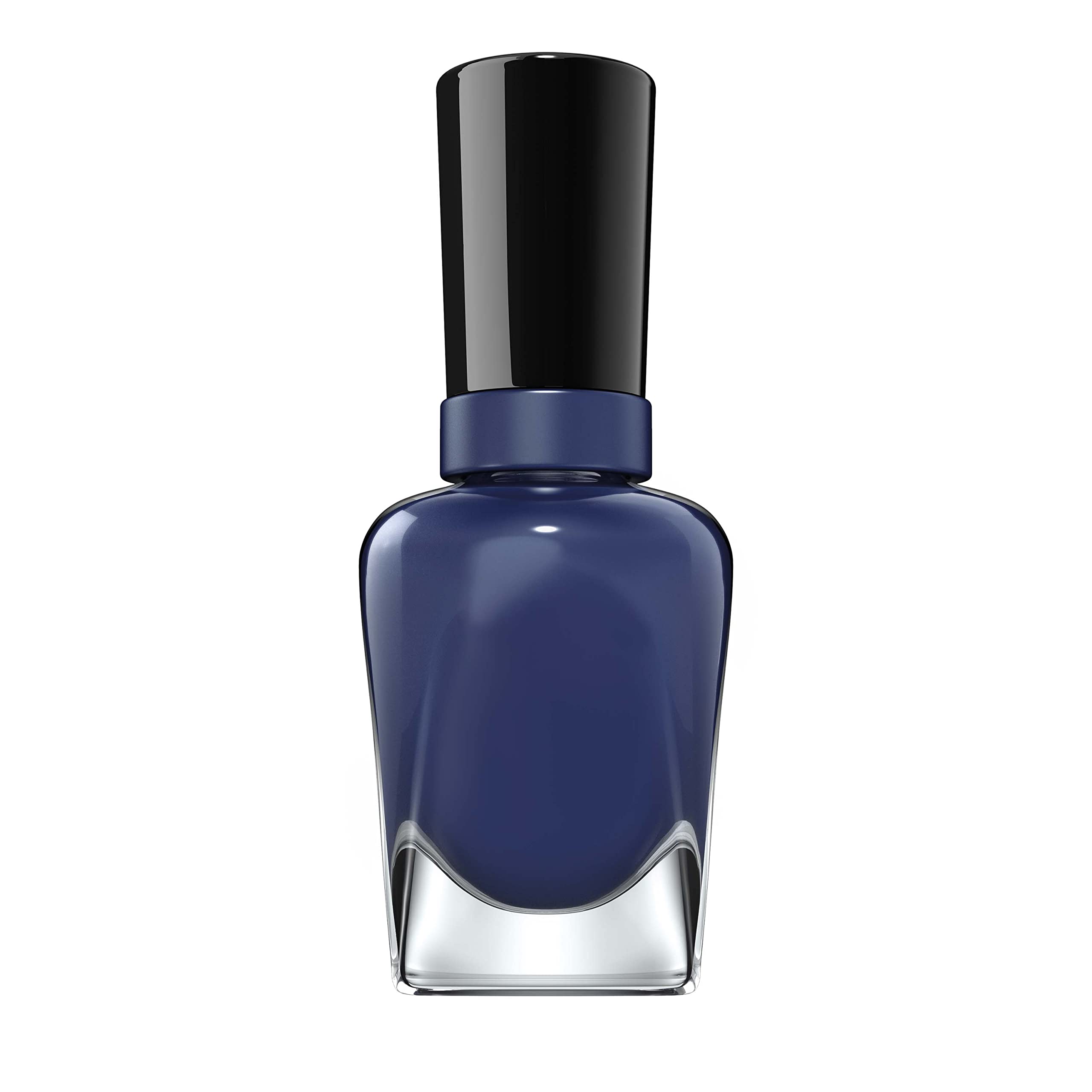 Sally Hansen Miracle Gel™ Midnight Mod Blue Nail Polish - Long Lasting Gel-Like Formula, No UV Lamp Needed - Perfect for Parties, Weddings & Everyday Wear