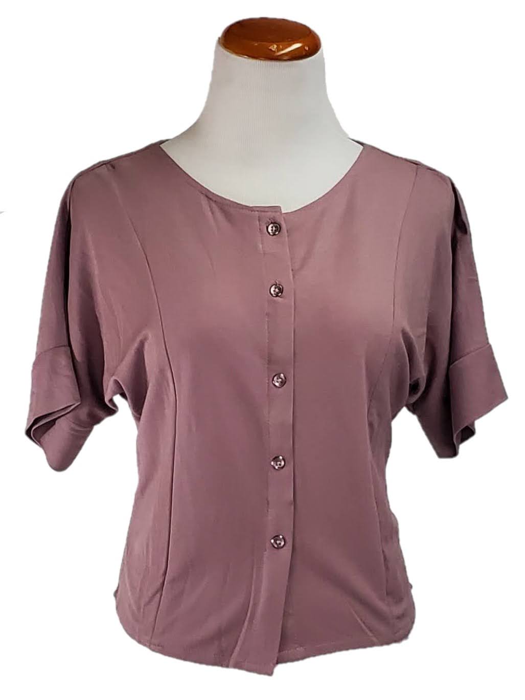 Women's Stylish Button-Up Blouse - Perfect for Office, Casual Outfits & Date Nights
