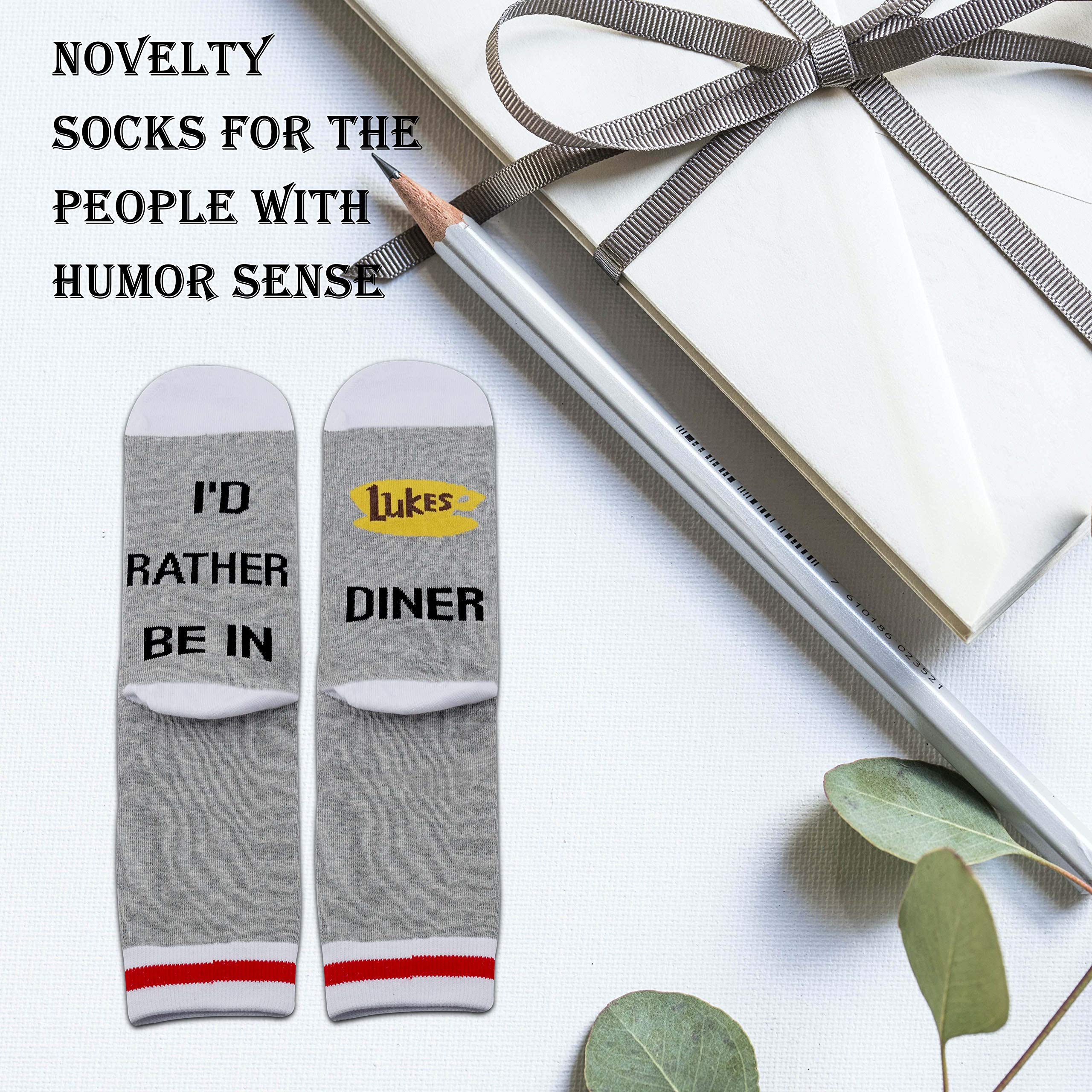 GJTIM 2 Pairs TV Show Inspired Novelty Socks - Perfect Gift for TV Lovers - Great for Cosplay, Themed Parties & Everyday Wear