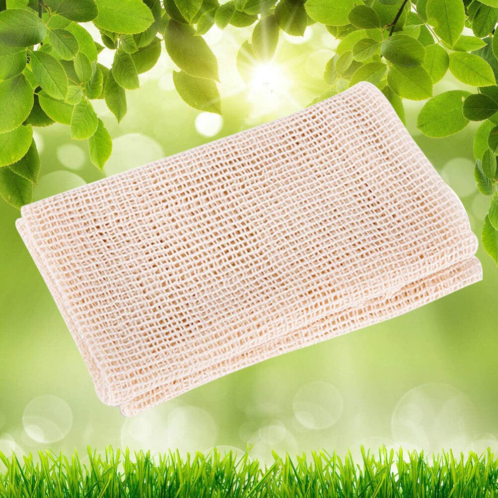 Hemoton Beige Reusable Steamer Cloth - Cotton Gauze Dumpling Steamer Mat for Bao, Dim Sum & Chinese Buns - Perfect for Bamboo Steamers, Cooking, and Healthy Meal Prep