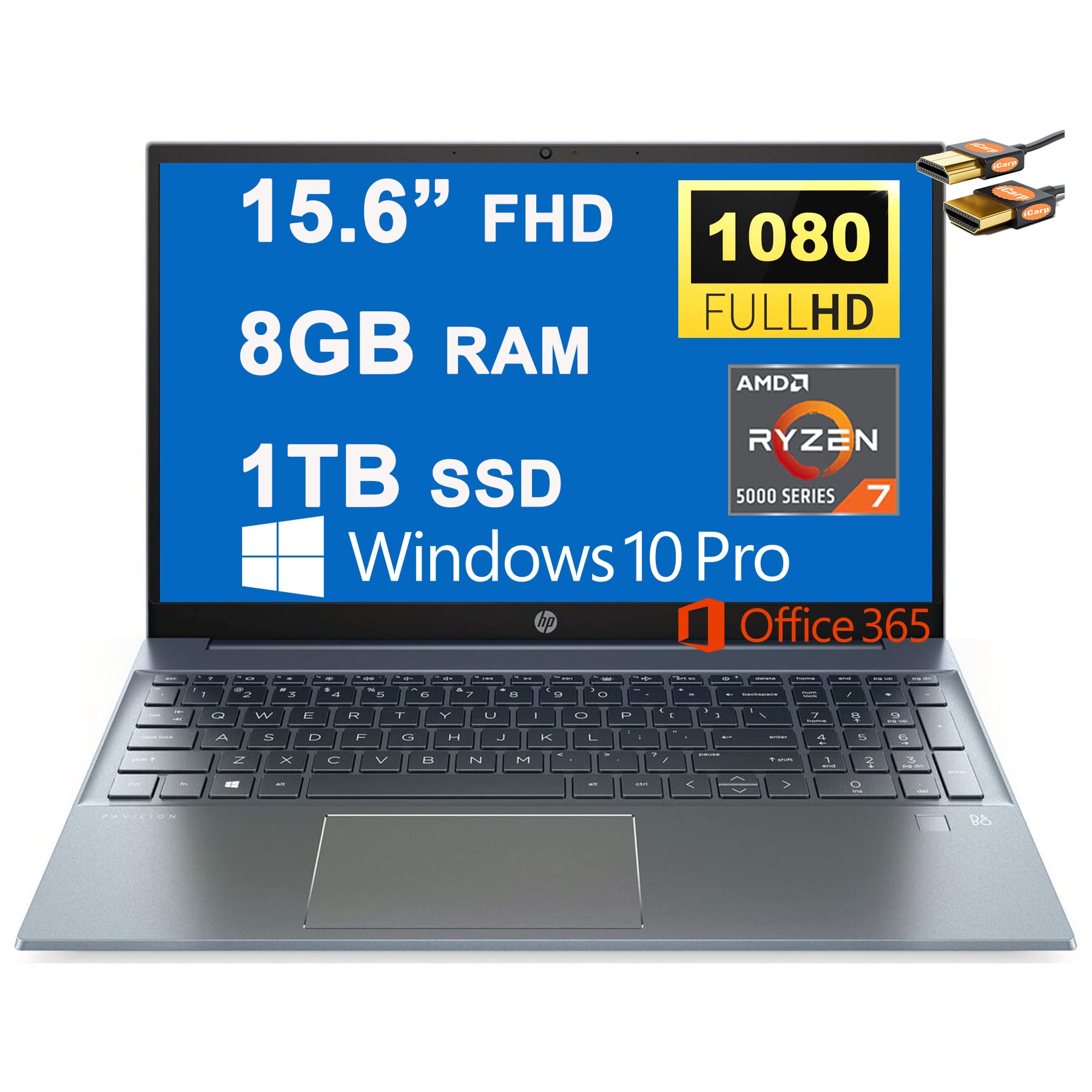 HP Pavilion 15 Business Laptop - 15.6