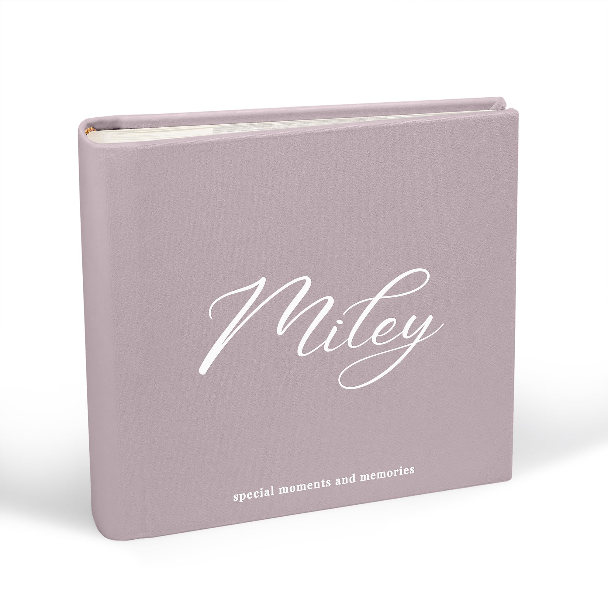 200-Pocket 4x6 Baby Photo Album | Personalized Baby Memory Book with 10x15cm Photo Sleeves | Perfect Baby Shower & 1st Birthday Gift | Nursery Decor & Family Keepsake