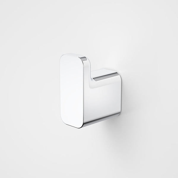 Caroma Luna Robe Hook Chrome - Premium Bathroom Wall Hook for Towels & Robes - Perfect for Bathroom, Spa, and Bedroom Organization