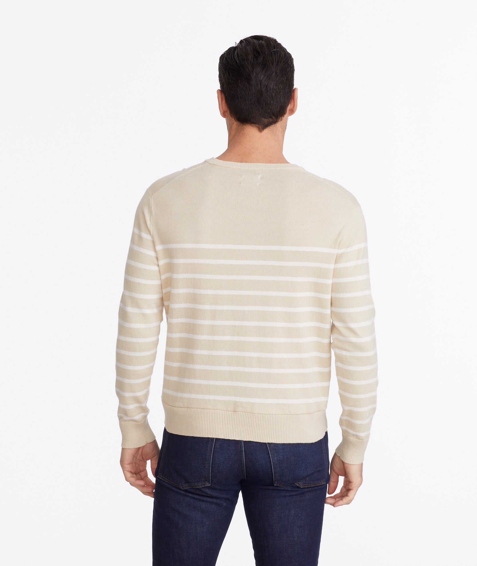 Stylish Striped Crewneck Sweater for Men & Women | Cozy Cotton Knit Pullover | Perfect for Fall & Winter Outfits, Casual Wear, and Layering