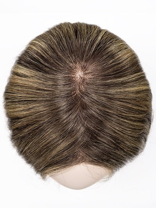 Premium Human Hair & Synthetic Blend Lace Front Wig with Double Mono Top - Natural Look for Daily Wear, Cosplay & Special Occasions
